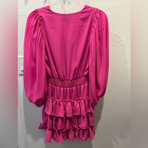 Halogen Long Sleeve Tiered Dress - Picture 5 of 6